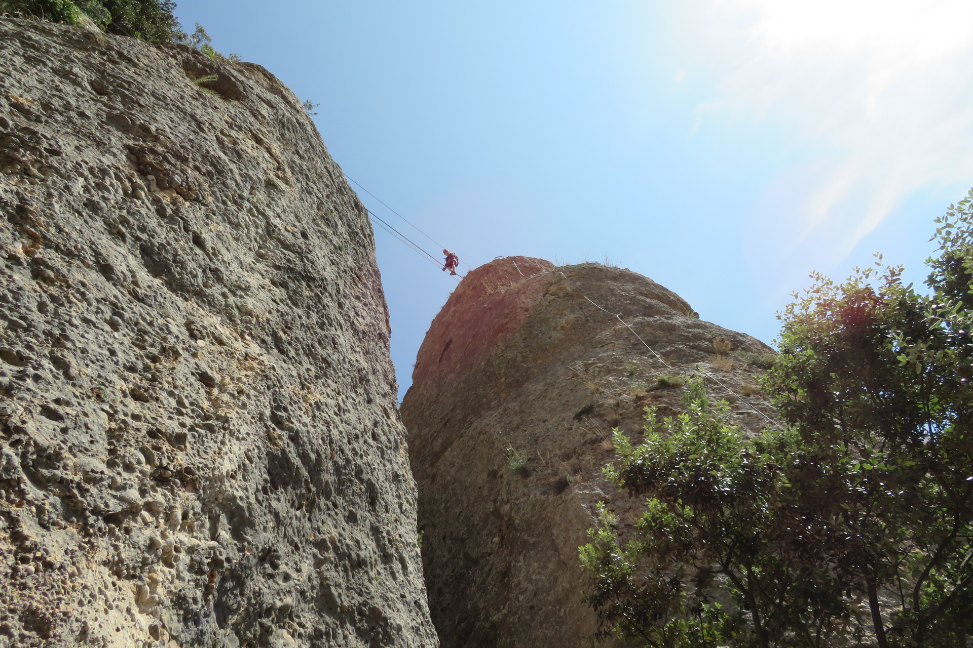 Vía ferrata de la Morera de Montsant (Tarragona)