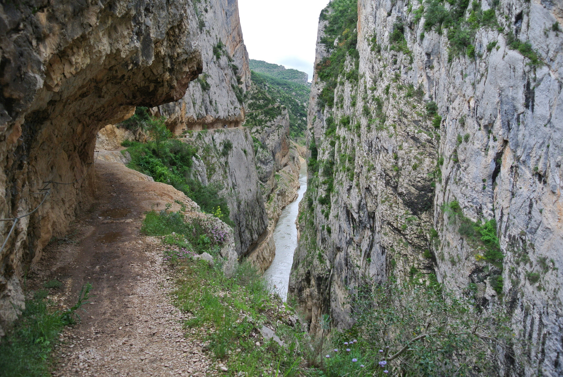 Congost de Montrebei y pasarelas de Montfalcó